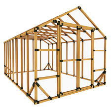 The easiest shed you will ever build. 10x16 Standard Storage Shed Kit E Z Frame Structures