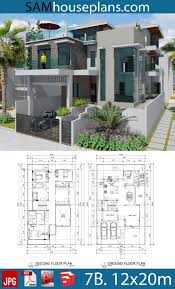 What is this magic i speak of? House Plans 12mx20m With 7 Bedrooms Sam House Plans Architecture Model House Architectural House Plans Model House Plan