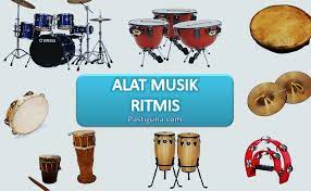 Beberapa contoh alat musik ini misalnya drum, marakas, simbol, tamborin, timpani, triangle, konga, timpani, kastanyet, rebana, tifa dan kendang. Penjelasan Berbagai Macam Jenis Alat Musik Ritmis Beserta Fungsinya