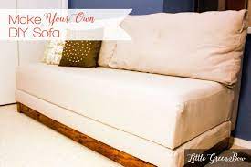 Build Your Own Sofa Bed Diy Couch Plans Little Green Bow The Wannabe Minimalist Diy Couch Diy Sofa Bed Diy Sofa