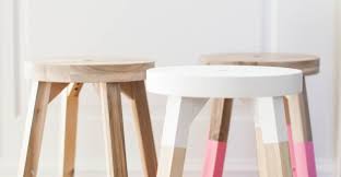 Diy Dipped Stools For 20 Doe Het Zelf Meubels Krukje Ikea Thuisdecoratie
