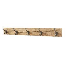 Patere 5 Crochets En Bois Recycle Et Metal Noir Lauzelle Maisons Du Monde Crochets En Bois Bois Recycle Patere Bois