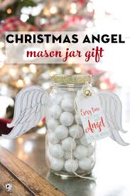 Hang an angel up in your home to express your faith at christmas time. Angel Christmas Mason Jar Gifts The Polka Dot Chair