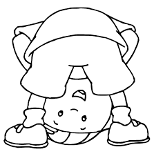 The coloring with caillou game is great if you want to get creative without the mess! Free Printable Caillou Coloring Pages For Kids