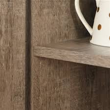 South Shore Morgan 4 Door Storage Cabinet 4 Shelves Weathered Oak 12949 Rona