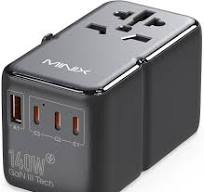 Amazon.com: MINIX 140W Universal Travel Adapter, GaN III ...