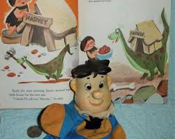 HTF Fred Flintstone 1962 Handpuppet Hanna Barbara