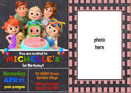Birthday cocomelon design invitation layout free psd download. Cocomelon Geburtstag Einladungsbroschure Vorlage Postermywall