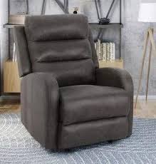 Recliners For Small Spaces Bedroom Chairs For Adults Slate Polyester Microfiber Square Arms Offer Extra Comf Small Space Bedroom Bedroom Chair Small Spaces
