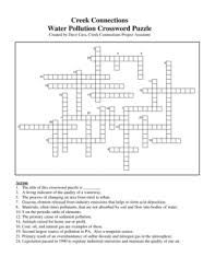 Crossword puzzles are fun, but they also help kids develop many important skills. Water Pollution Crossword Puzzle Answers Fill Online Printable Fillable Blank Pdffiller