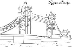This coloring page for kids combines colouring and some words (classroom furniture and objects mostly) and phrases for the very beginners (see excellent! London Bridge Coloring Printable Page For Kids