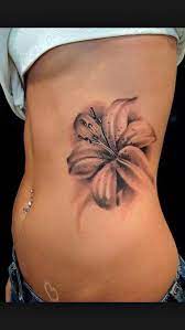 Black And White Soft Lily Tattoo Lily Tattoo Design Lily Flower Tattoos Lily Tattoo