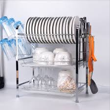 Maybe you would like to learn more about one of these? 3 Tier Dish Drainer Drying Rack Holder Stainless Steel Home Kitchen Washing Storage Organizer Space Dish Rack Drying Drying Rack Kitchen Kitchen Storage Hacks
