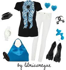 Black White And Blue Outfits Black White Blue Fashion Beauty Clothes Dream Clothes