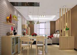 Redefine your space with these partition designs between living room & kitchen. Living Room Partition Design Layjao