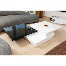 Couchtisch Lynellas Mit Zwei Drehbaren Tischplatten In Schwarz Weiss Hochglanz In 2020 Couchtisch Modern Couchtisch Tischplatten