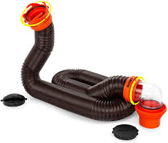 There are actually several ways of disposing of the materials of the black and gray tanks. Amazon Com Camco Rhinoflex 15ft Rv Sewer Hose Kit Includes Swivel Fitting And Translucent Elbow With 4 In 1 Dump Station Fitting Storage Caps Included 39761 Black Automotive