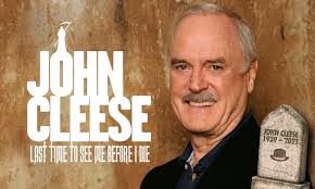 By rebecca lawrence for mailonline. Tixa John Cleese Last Time To See Me Before I Die