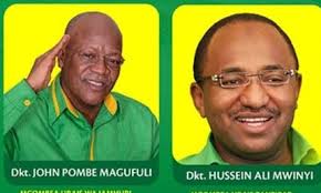 Rais wa jamhuri ya muungano wa tanzania dkt john pombe magufuli akijiandaa kuwakabidhi kifuta jasho cha shilingi milioni 5 wabunifu wa umeme wa maji kutoka njombe bw. Ccm Clears President John Magufuli And Dr Hussein Mwinyi To Run For President Newsbreak Media