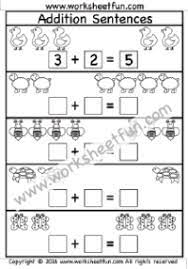 addition sentences 2 worksheets free printable worksheets worksheetfun