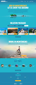Labosta Travel Booking Website Montenegro Booking Website Typography Design Travel