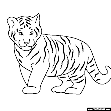 These are suitable for preschool, kindergarten and primary school. Baby Tiger Coloring Page Animal Coloring Pages Giraffe Coloring Pages Baby Animal Drawings