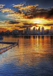 San Diego Sunrise San Diego Skyline San Diego California Sunrise