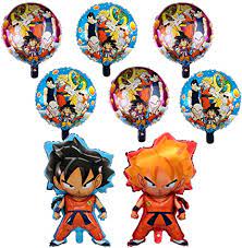 These quality supplies and free shipping offer won't disappoint and may save you even more money. Amazon Com 8 Pcs Dragon Ball Z Balloons Double Side Dbz Super Saiyan Goku Gohan Character Birthday Party Decorations Toys Games