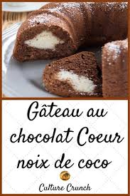 Gateau Au Chocolat Coeur Noix De Coco La Recette Facile En 2020 Gateaux Et Desserts Gateau Choco Coco Gateau Chocolat