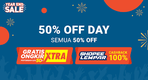 From now through 12/31, you'll get huge discounts on some of our most popular products: Promo Year End Sale 2019 Shopee Indonesia