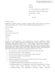 30 downloads 521 views 37kb size. Download Formulir Pendaftaran Calon Bpd Pengumuman Pendaftaran Calon Bpd Tahun 2019 Desa Petransjaya Contoh Surat Pernyataan Memegang Teguh Pancasila Dan Uud 1945