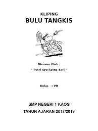 Bulu tangkis menjadi sebuah olah raga populer di dunia, terutama di wilayah asia timur dan tenggara, yang saat ini mendominasi olah raga. Kliping Bulu Tangkis Cara Golden