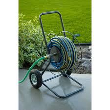 Yard Butler 2 Wheeled Hose Truck In 2020 Garden Hose Reel Cart Hose Storage Garden Hose