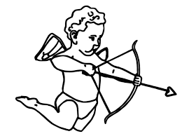 He is also known in latin as amor (love). Valentine Cupid Coloring Page Coloring Page Book For Kids