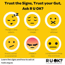 Ahhhhhh r u ok is finally out!!! R U Ok åœ¨twitter ä¸Š When You Notice A Change No Matter How Small It S Time To Ask Are You Ok Learn The Signs And How To Ask At Https T Co 4z0egmuv7z Ruok Ruokday