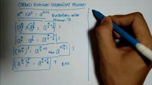 Bilangan pangkat merupakan suatu bilangan yang didapatkan dari operasi perkalian terhadap bilangan beberapa kali. Operasi Bilangan Berpangkat Pecahan Youtube