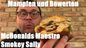 Mc Donalds MAESTRO SMOKEY SALLY mampfen und bewerten International Ungarn