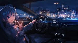 3987 anime wallpapers, backgrounds, imagess. Wallpaper Anime Girls Ferrari Aikatsu Kiriya Aoi City Night Women With Cars Car Interior Blue Eyes Driving Blue Hair Smiling Short Hair 1920x1080 Ngyvas 1364491 Hd Wallpapers Wallhere