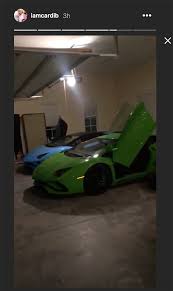 Born and raised in new york city, she became an internet celebrity by achieving popularity on vine and instagram. Cardi B Offset S Luxury Car Collection See Pics Of Lamborghini S More Hollywood Life