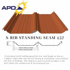 Deliver up to 60 foot roofs at your site! Puyat Steel Corporation Apo Long Span Color Roofs