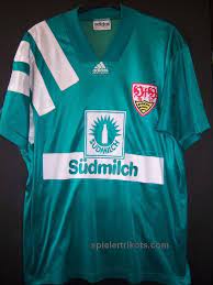 Das grüne trikot muss wohl noch warten… wie angekündigt gelb und lila sind torwarttrikots, wobei das gelbe trikot auch als spielertrikot angemeldet wurde. 1992 Sudmilch Matchworn Vfb Stuttgart Trikot