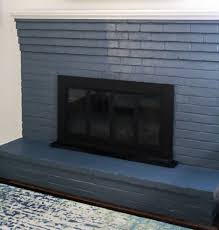 How To Paint A Brick Fireplace The Right Way Lovely Etc