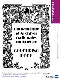 Quebec (coloring page) clipart is great to illustrate your teaching materials. Bibliotheque Et Archives Nationales Du Quebec Coloring Book 2019 Color Our Collections