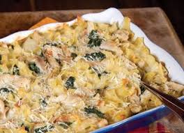Bake 30 to 35 minutes or until casserole is heated through. Chicken Florentine Casserole Paula Deen Magazine