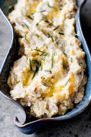 Slow Cooker Rosemary Garlic Mashed Potatoes Recipe Recipes Food Healthy Crockpot Recipes