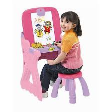 Crayola Play N Fold 2 In 1 Art Studio Easel Desk And Stool Set Pink Purple Walmart Com Studio Easels Crayola Easel Crayola