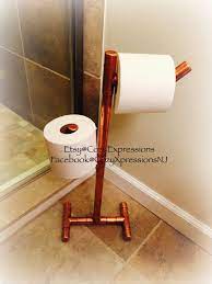 Actually, you could modify this to be a toilet paper roll holder in the bathroom as well, or a kitchen garbage bag roll holder. Pin On Vanities For Bathrooms