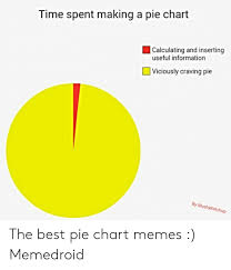 Time Spent Making A Pie Chart Calculating And Inserting
