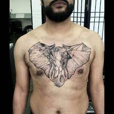 Geometric Elephant Head Tattoo Geometric Elephant Elephant Tattoos Elephant Head Tattoo