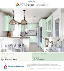 The visualizer allows you to try new colors online with photos of your home. Dreaming About Mint Kitchen Cabinets The Wicker House